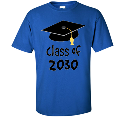 Kindergarten T-shirt Class Of 2030 Kindergarten Style T-shirt Royal