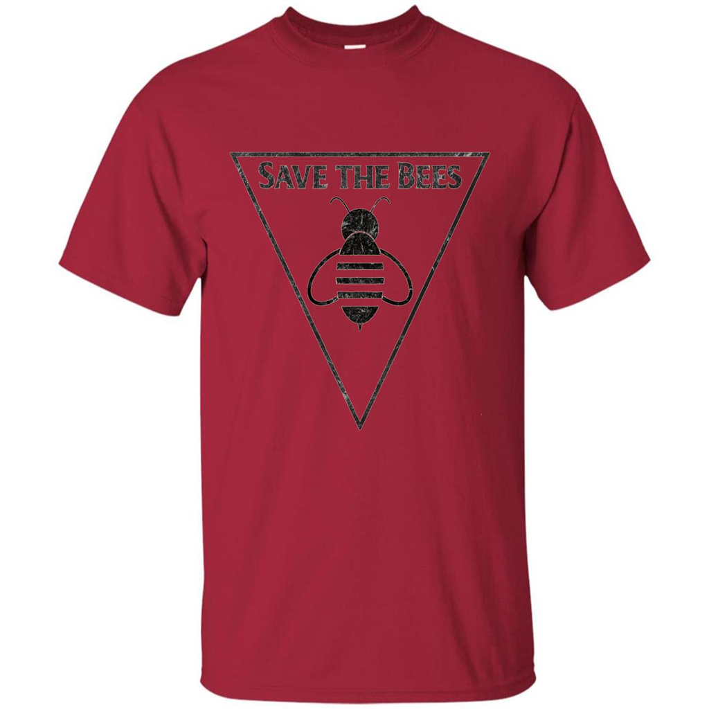 Save The Bees Beekeepers Conservationist T-shirt Cardinal