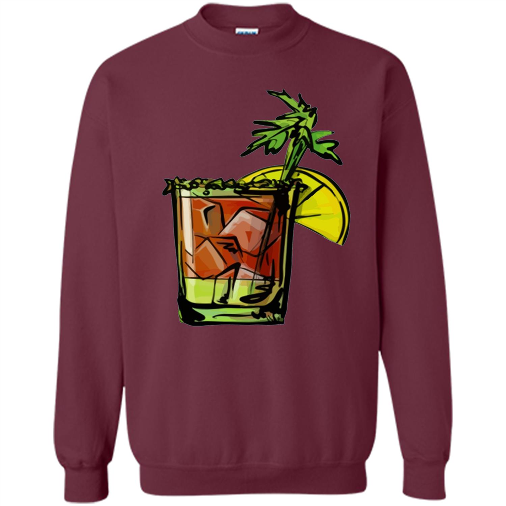 Bloody Mary T-shirt Cocktail Maroon