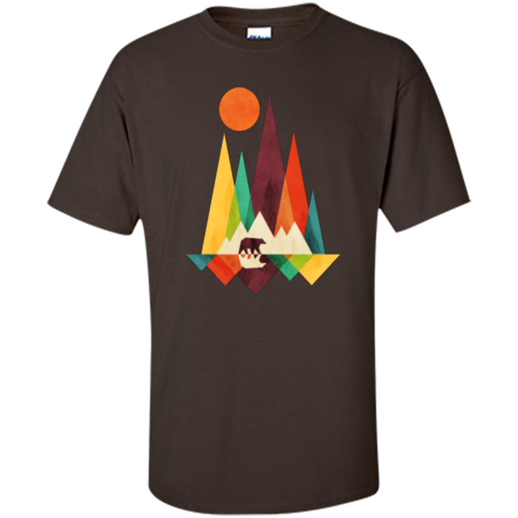 Mountain Bear T-shirt Dark Chocolate