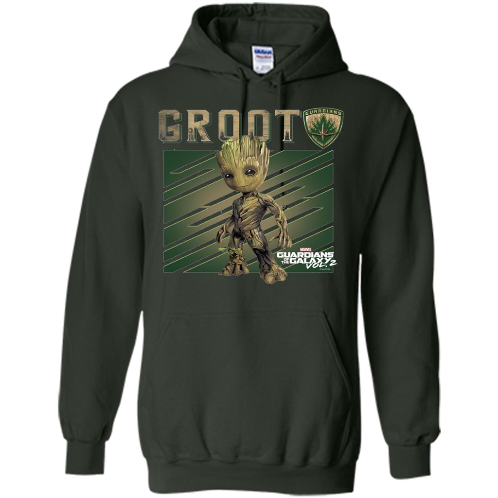 Groot Guardians of Galaxy 2 Growth Graphic T-Shirt Forest Green