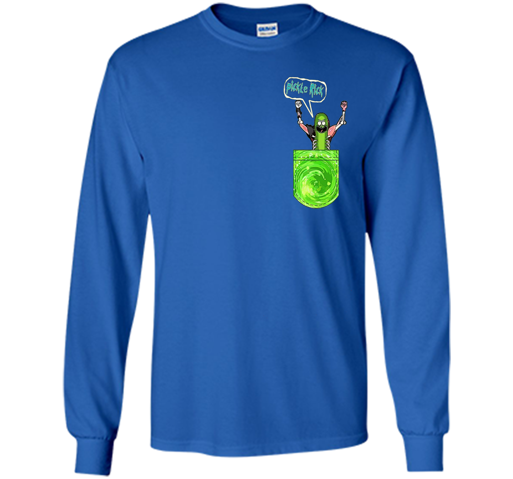 Pickle Funny Rick Pocket t-shirt Royal