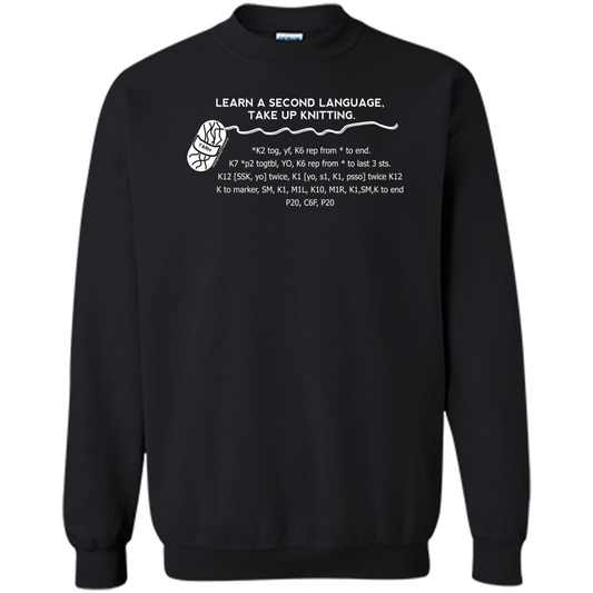 Funny Knitting T-shirt Knitting Gift Shirt Black