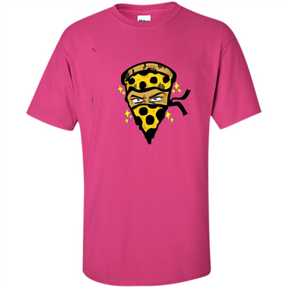 Pizza Warrior Funny Foodie Food Lover T-shirt Heliconia