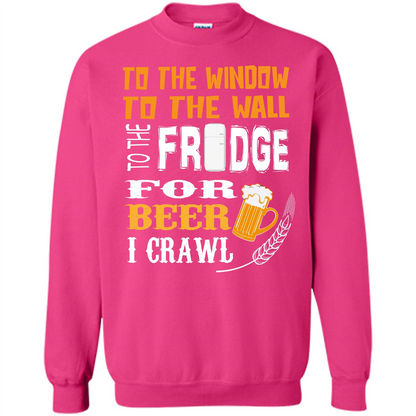 Beer. For Beer I Crawl T-shirt Heliconia