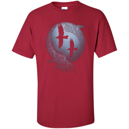 Odin's Revens T-shirt Cardinal