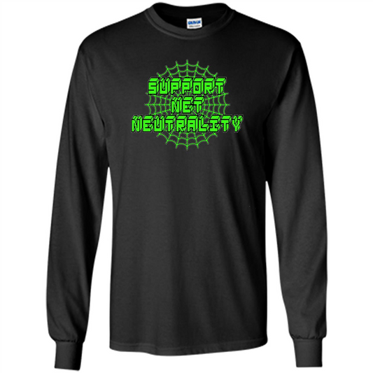Support Net Neutrality T-shirt Black
