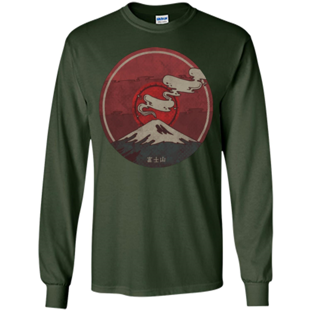 Mount Fuji T-shirt Forest Green