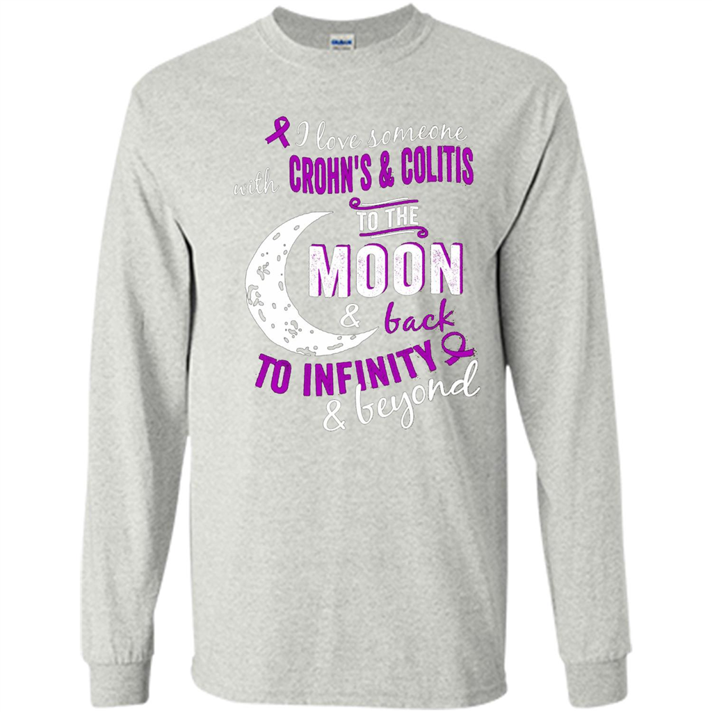Crohn's and Colitis Awareness T-shirt Ash