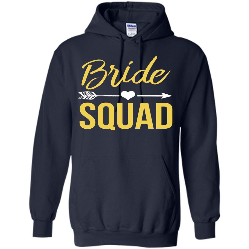 Bachelorette Party T-Shirts Bridesmaids Bride Squad T-Shirt Navy