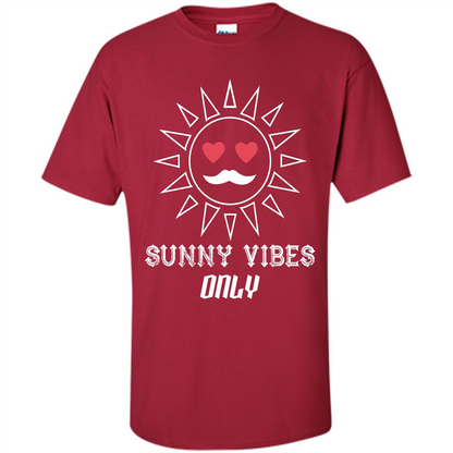 Sunny Vibes Only T-shirt Cardinal