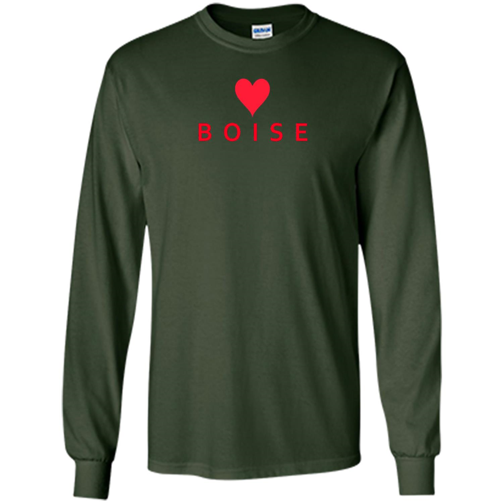 Boise Idaho With Heart Love T-shirt
