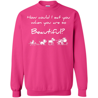 Animal T-shirt How Could I Eat You When You Are So Beautiful Heliconia