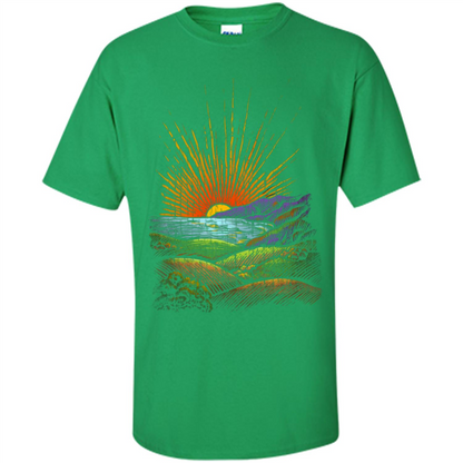 Sunrise In The Morning T-Shirt Irish Green