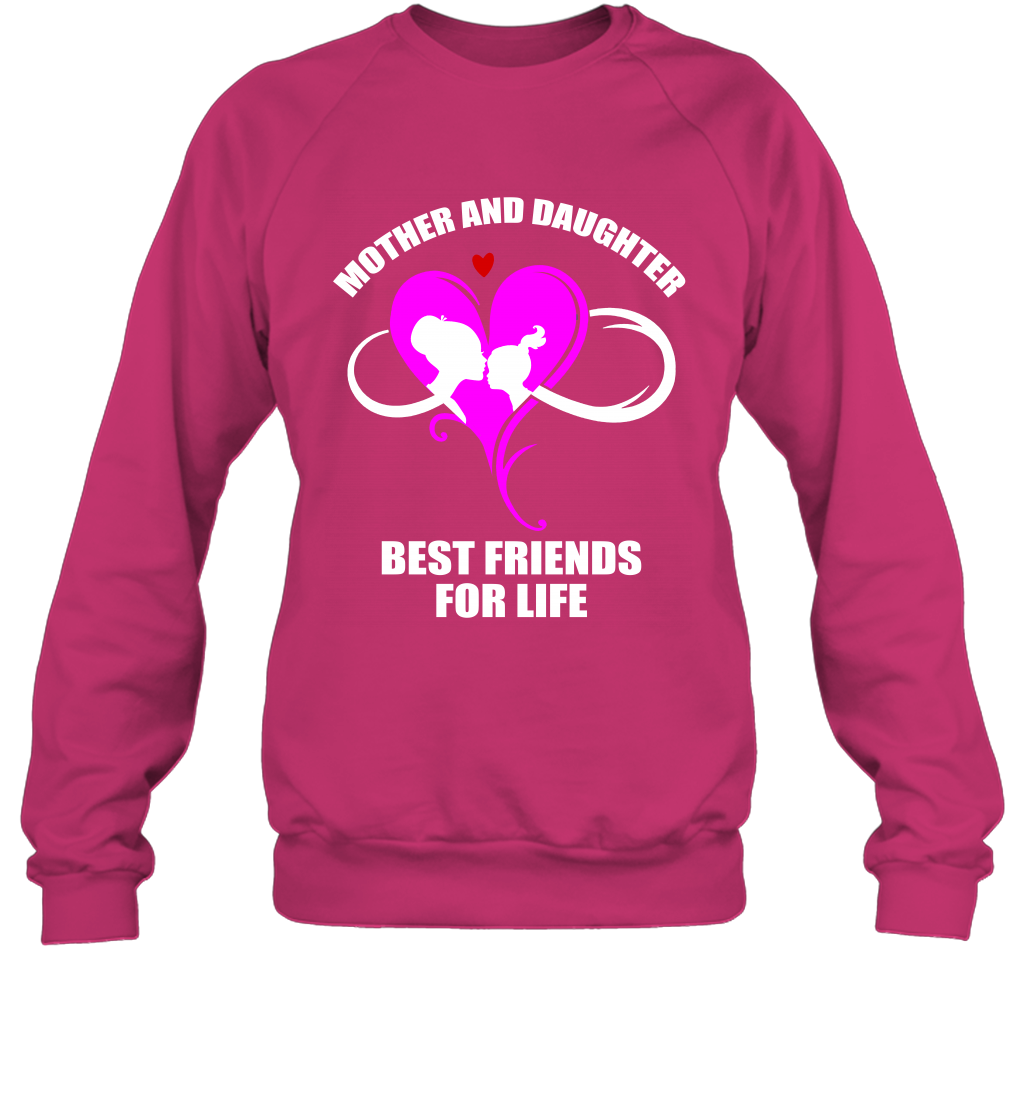 Mother And Daughter Best Friends For Life Shirt Sweatshirt Heliconia