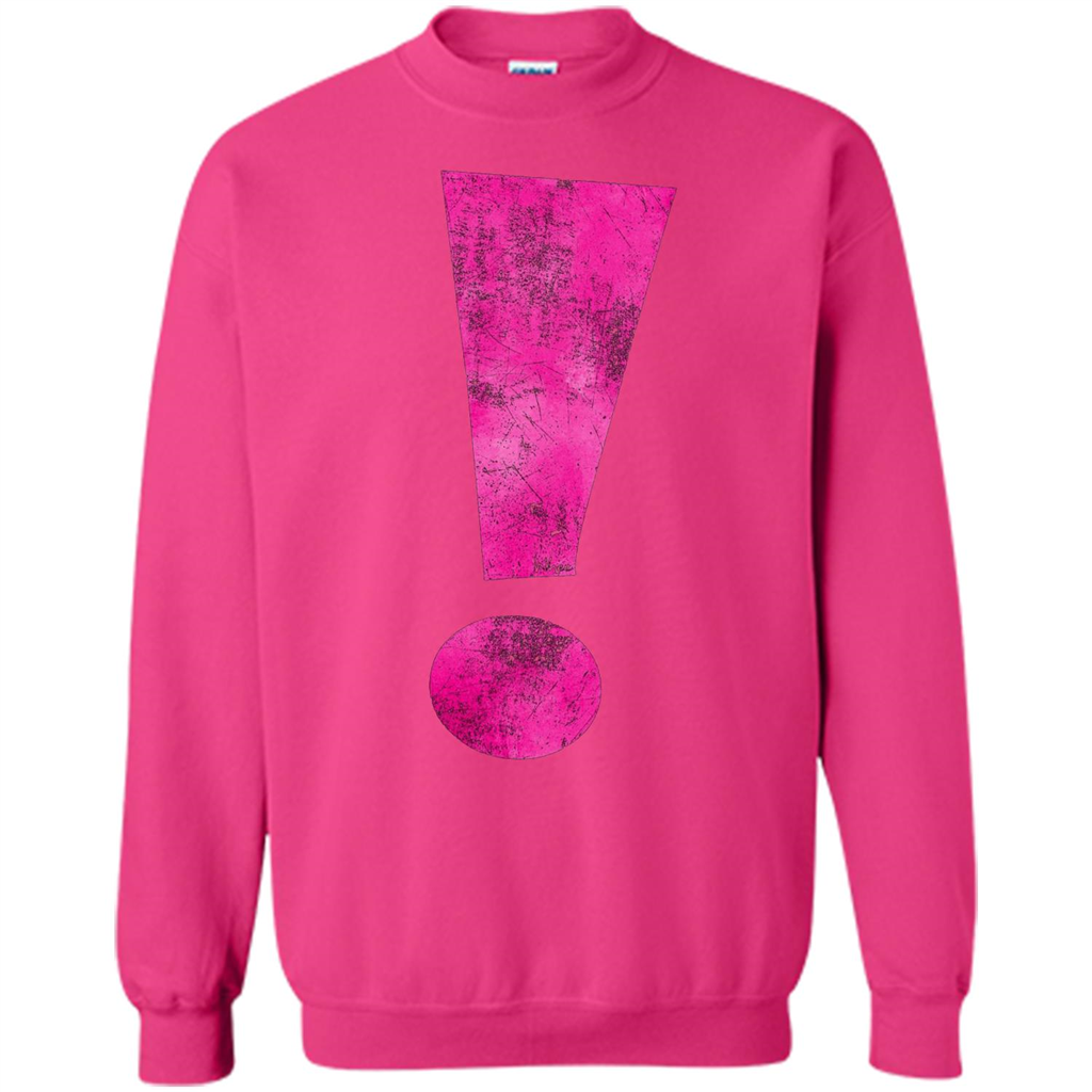 Exclamation Point Graphic T-shirt Heliconia