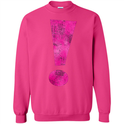 Exclamation Point Graphic T-shirt Heliconia