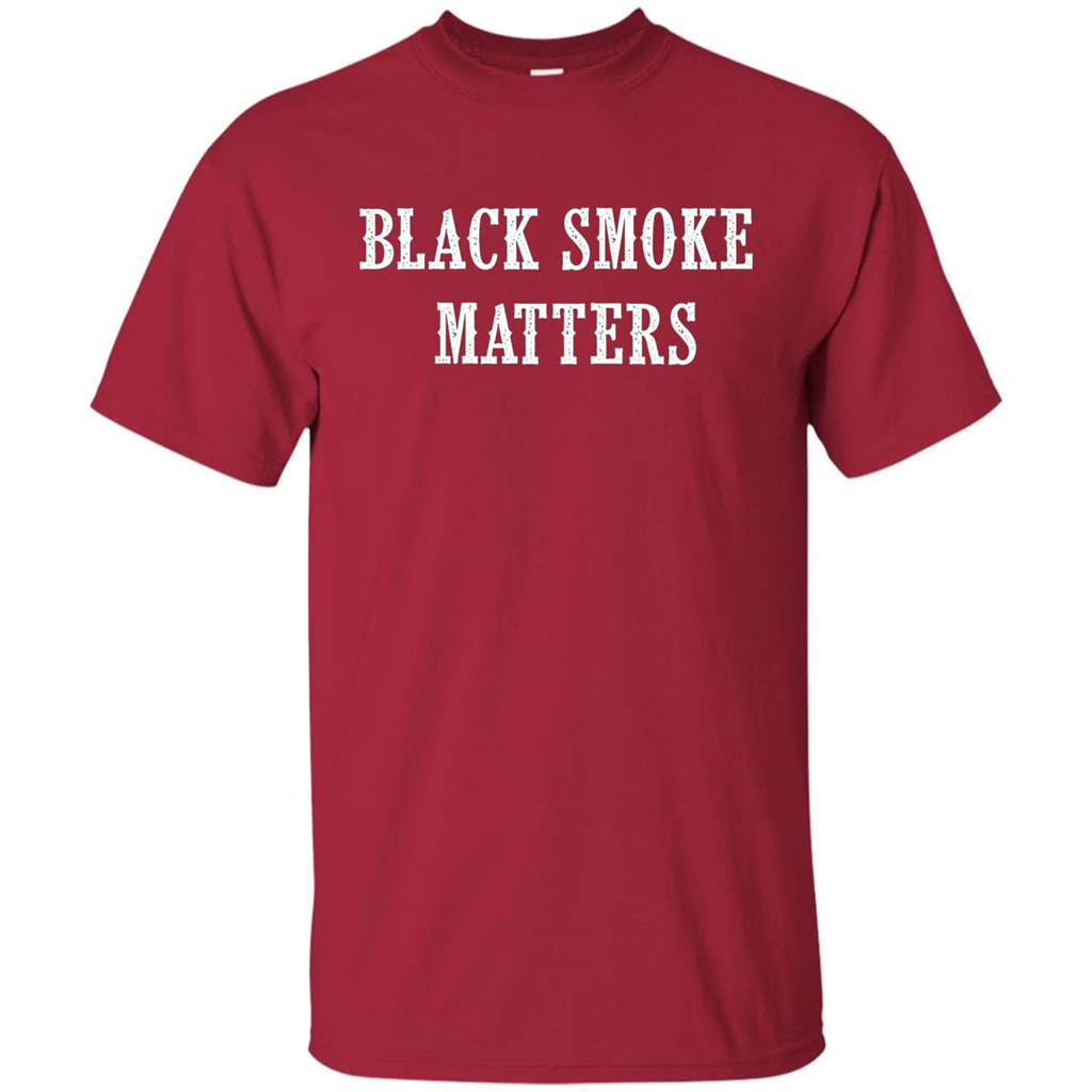 Black Smoke Matters, Diesel Trucks Rolling Coal T-shirt Cardinal