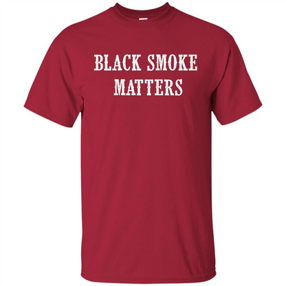 Black Smoke Matters, Diesel Trucks Rolling Coal T-shirt Cardinal