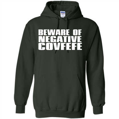 American T-shirt Beware Of Negative Covfefe Forest Green