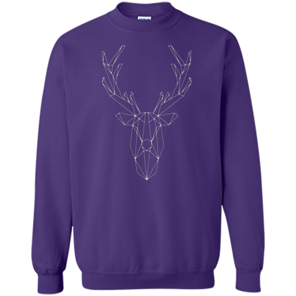 Wild Animals T-shirt Deer T-shirt Purple