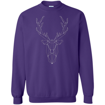 Wild Animals T-shirt Deer T-shirt Purple