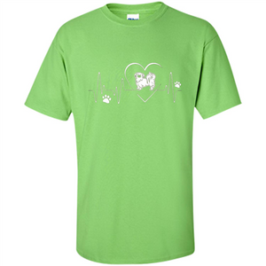 Pekehund T-shirt Pekehund Heart Beat T-shirt