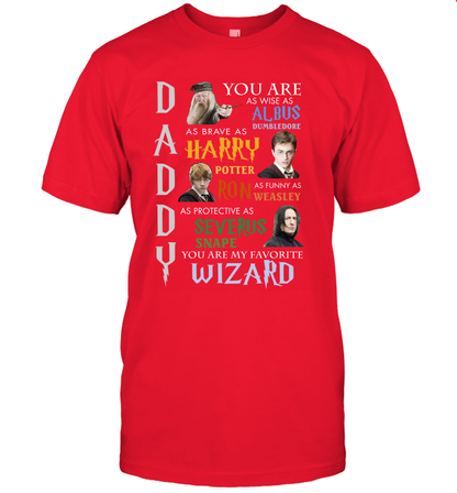 Daddy - You Are My Favorite Wizard Harry Potter T-Shirt T-Shirt Red