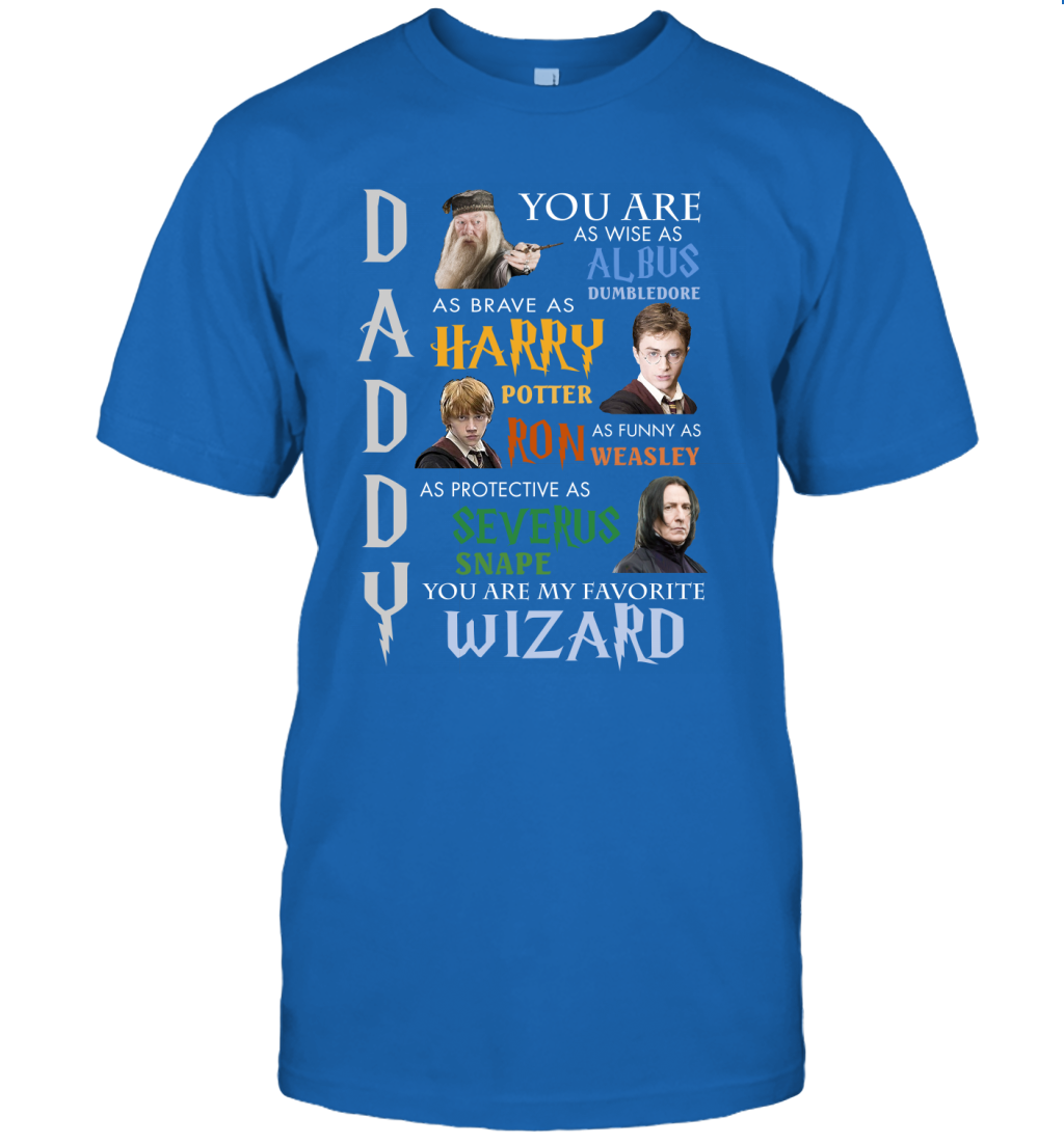 Daddy - You Are My Favorite Wizard Harry Potter T-Shirt T-Shirt Royal