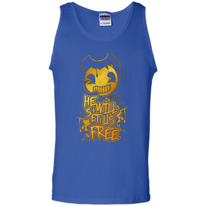 He Will Set Us Free T-shirt Royal