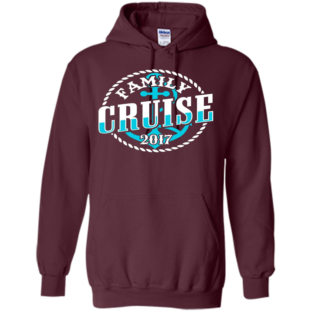 Family Cruise 2017 T-shirt Summer Vacation T-shirt Maroon