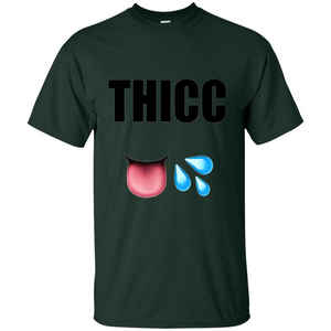 THICC Funny Gym Squat T-shirt