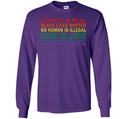 Love Is Kindness T-Shirt Black Lives LGBT Equality Feminist t-shirt Purple