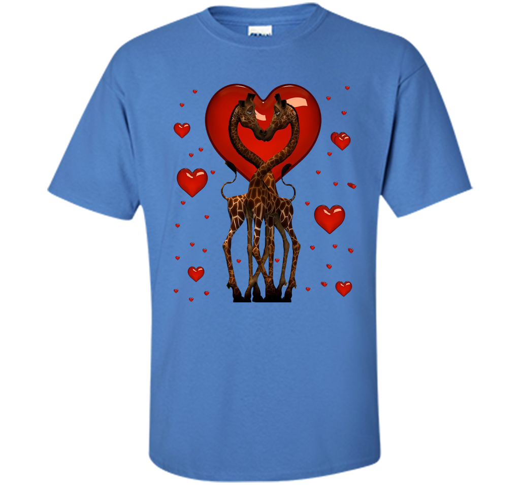 Giraffe Graphic Tee Women Kids Couples Mother's Day Gifts t-shirt Iris