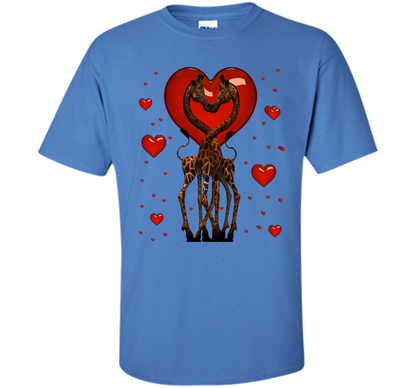 Giraffe Graphic Tee Women Kids Couples Mother's Day Gifts t-shirt Iris
