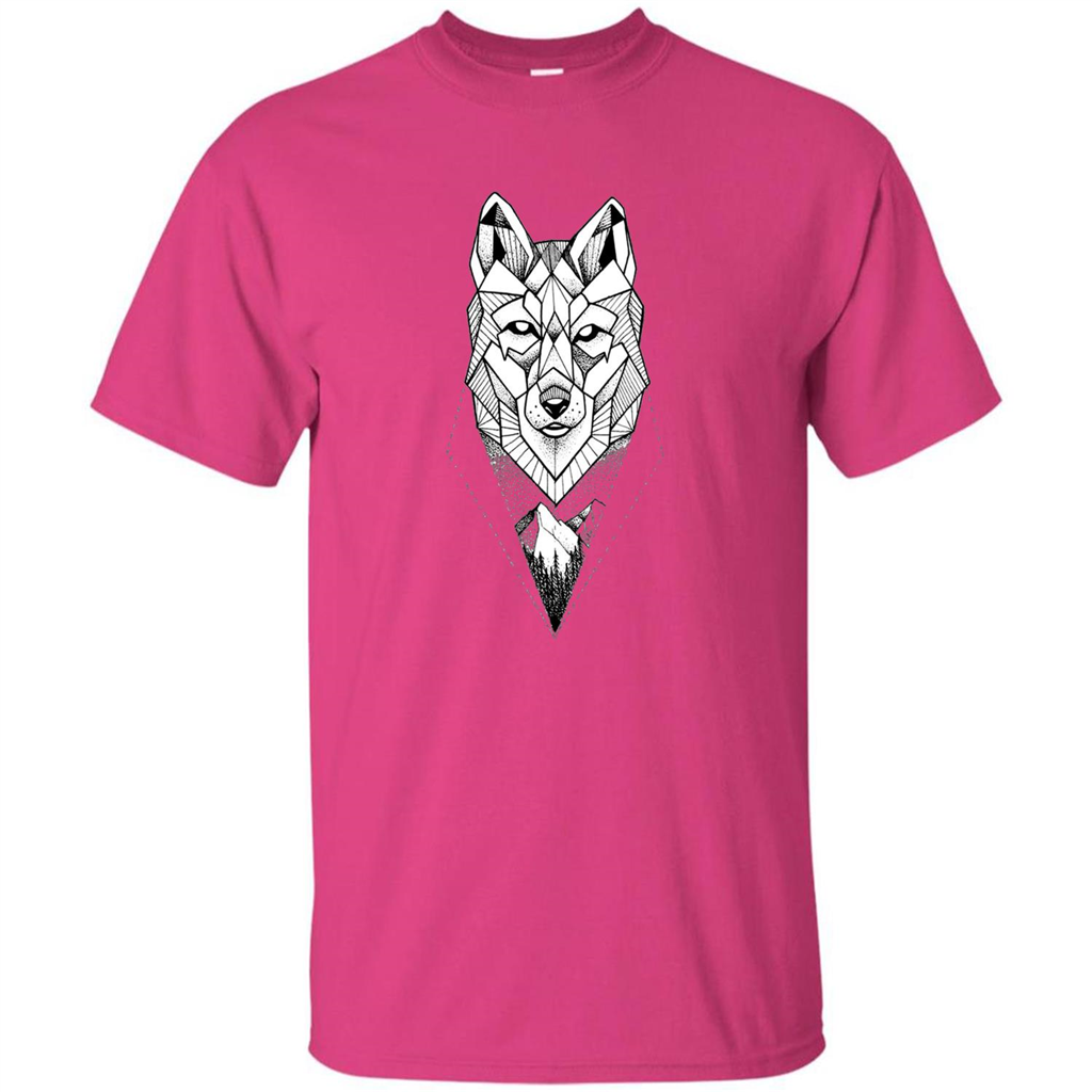 Wolf Moon Mountain Dreamcatcher Bohemian Spirit T-shirt Heliconia