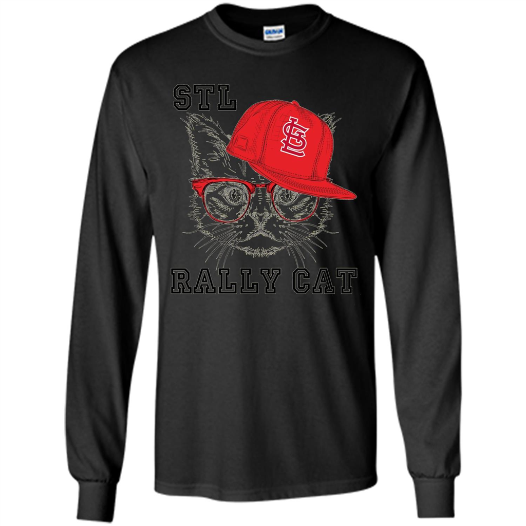 STL Rally Cat T-Shirt Saint Louis Rally Cat T-shirt Black