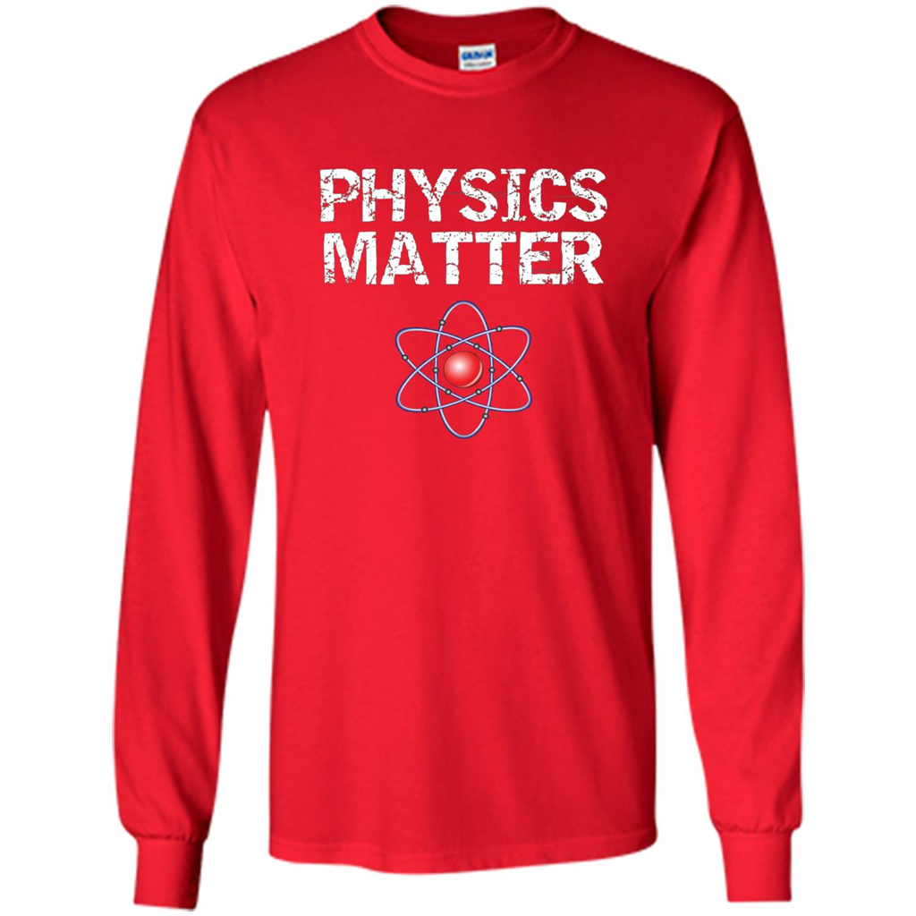 Physics T-shirt Physíc Matter T-shirt Red