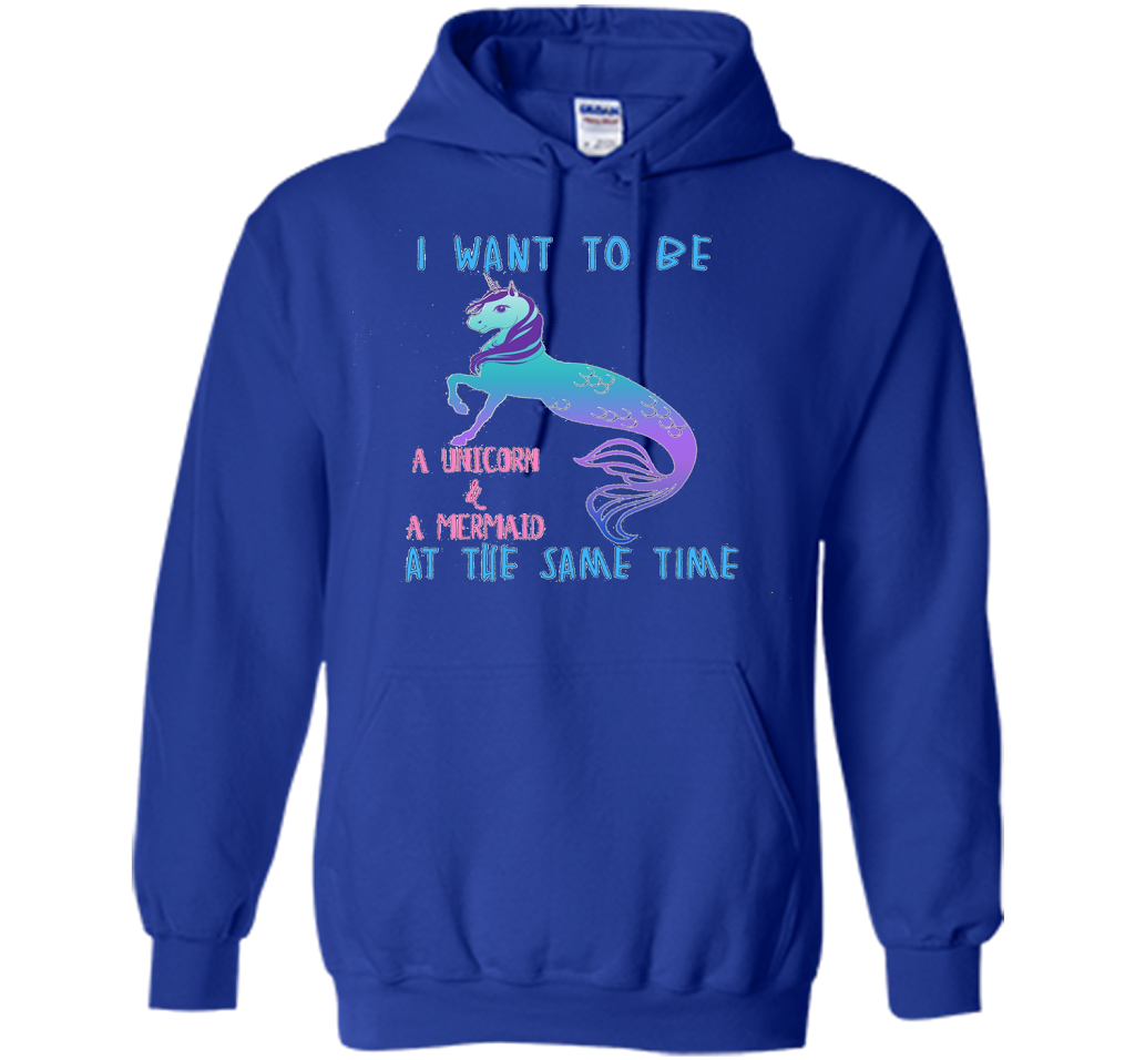 Cute Unicorn Mermaid Mermicorn T-shirt For Girls Royal
