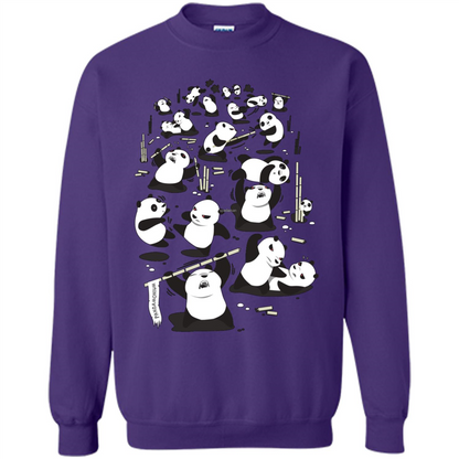 Cute Panda T-shirt Orange