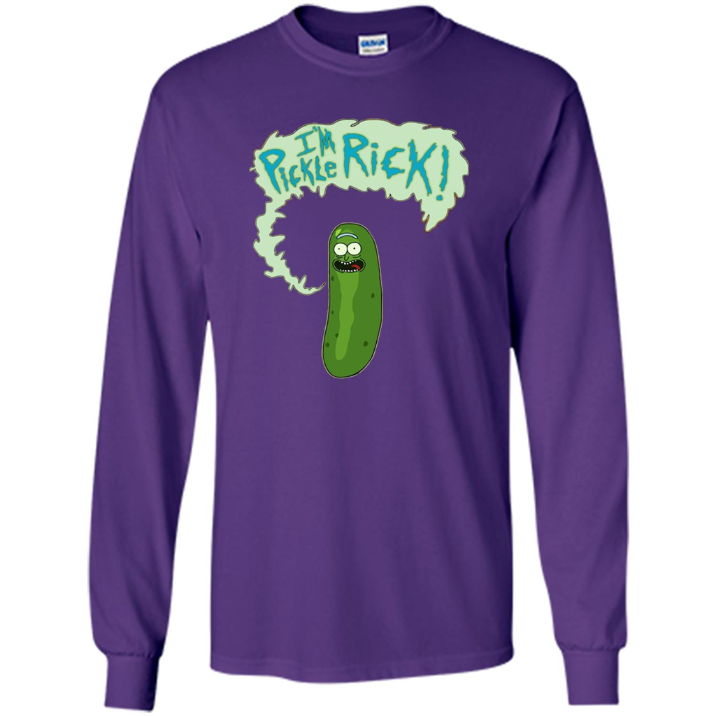 TV Series T-shirt I'm Pickle Rick T-Shirt Purple