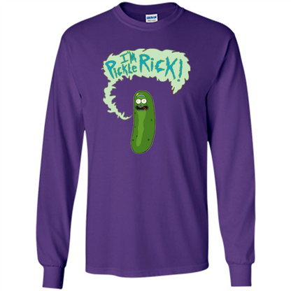 TV Series T-shirt I'm Pickle Rick T-Shirt Purple