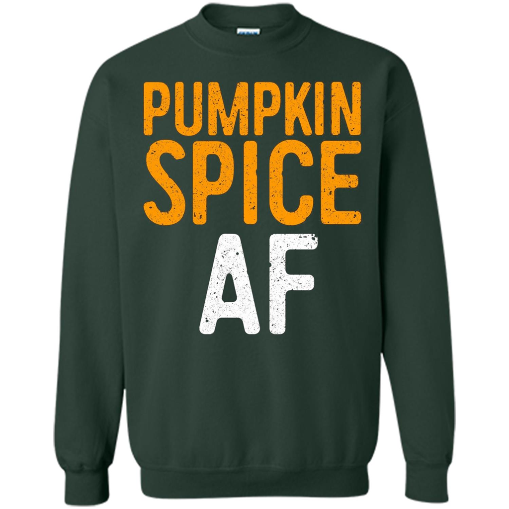 Pumpkin Spice AF T-shirt Forest Green