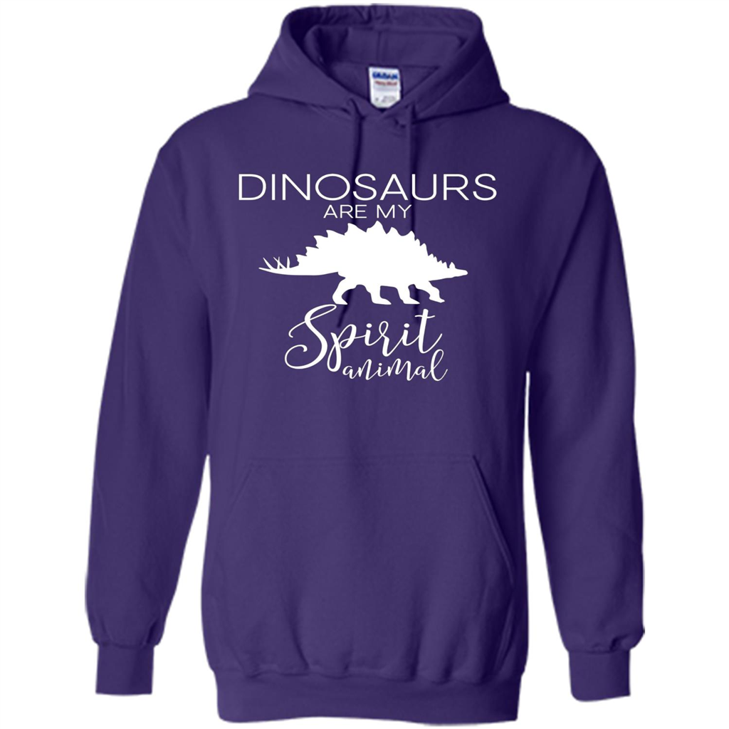 Dinosaur T-Shirt Dinosaurs Are My Spirit Animal Purple