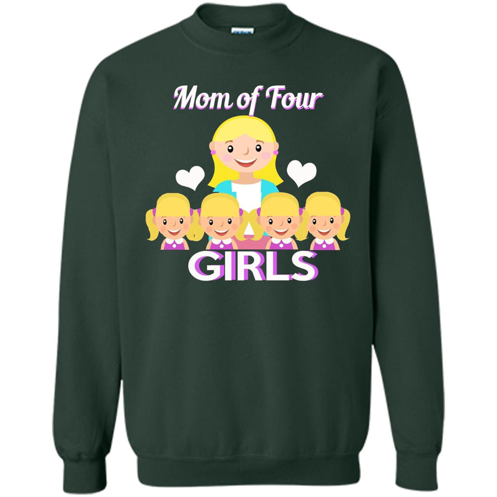 Mothers Day Gift from Daughter Mom Of Four Girls Forest Green