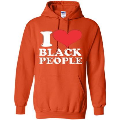 I love black People T-shirt Black is Beautiful Black Pride Orange