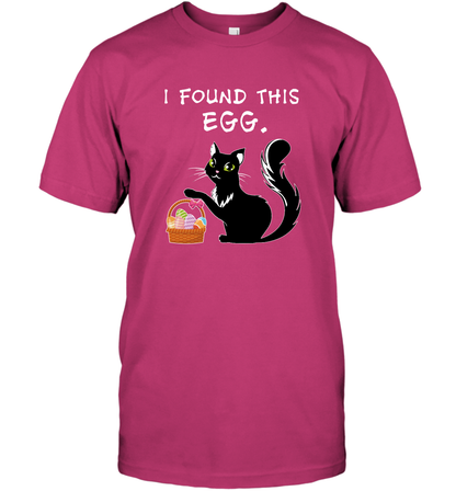 I Found This Egg Cat Easter Day Shirt T-Shirt T-Shirt Heliconia