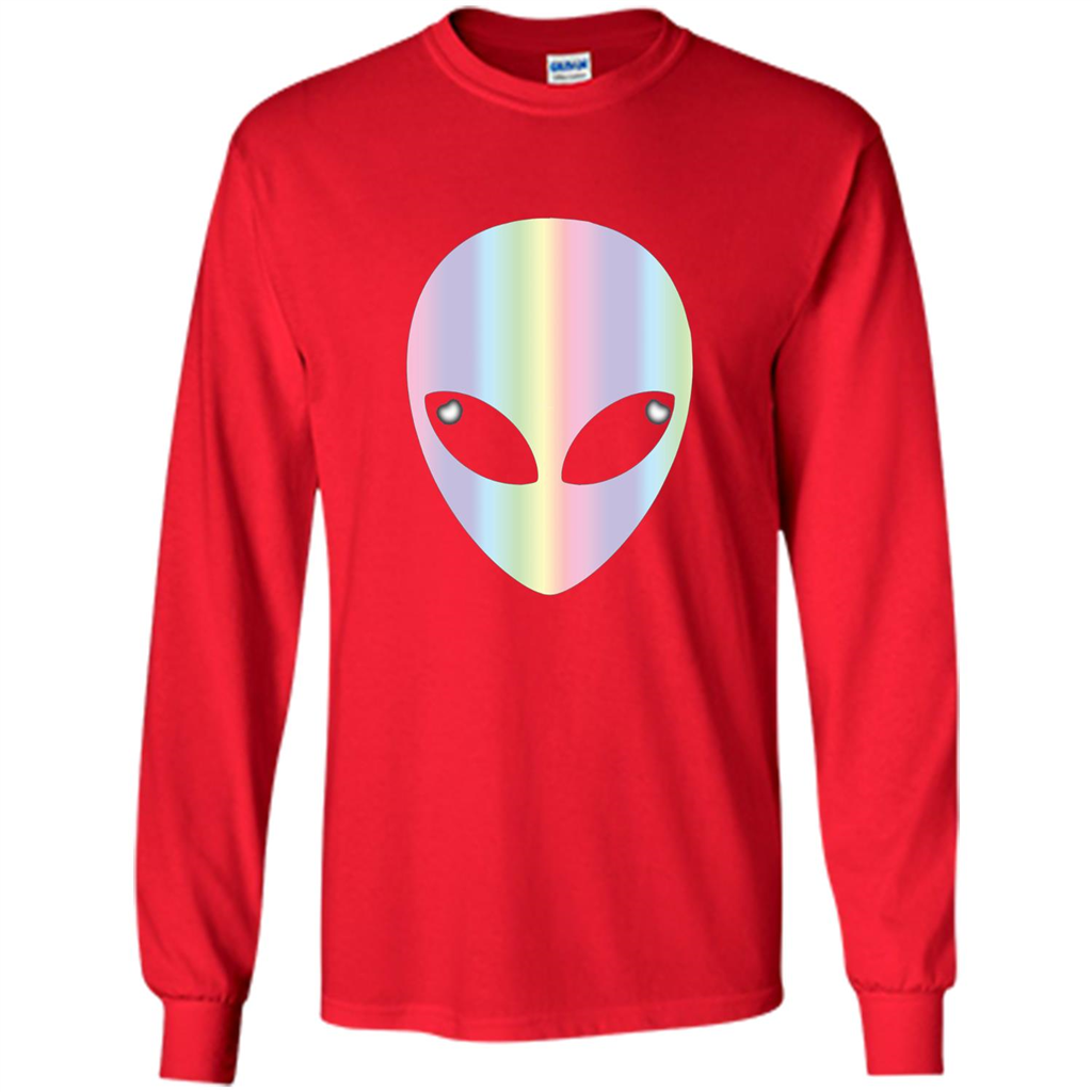 Alien Head T-shirt Red