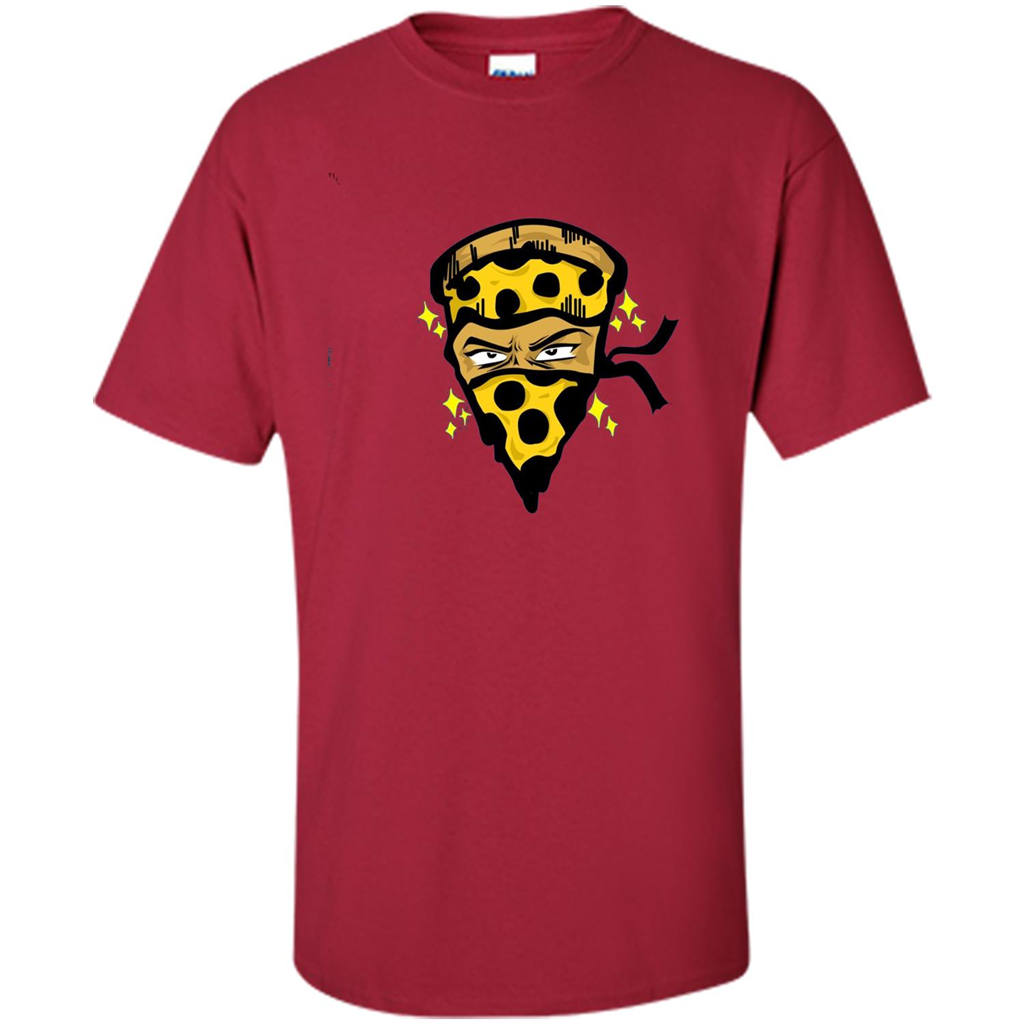 Pizza Warrior Funny Foodie Food Lover T-shirt Cardinal