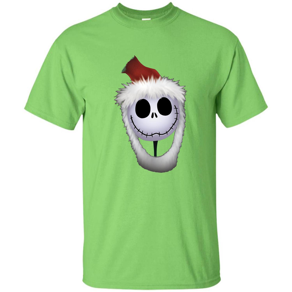 Nightmare Before Christmas Santa T-shirt Lime